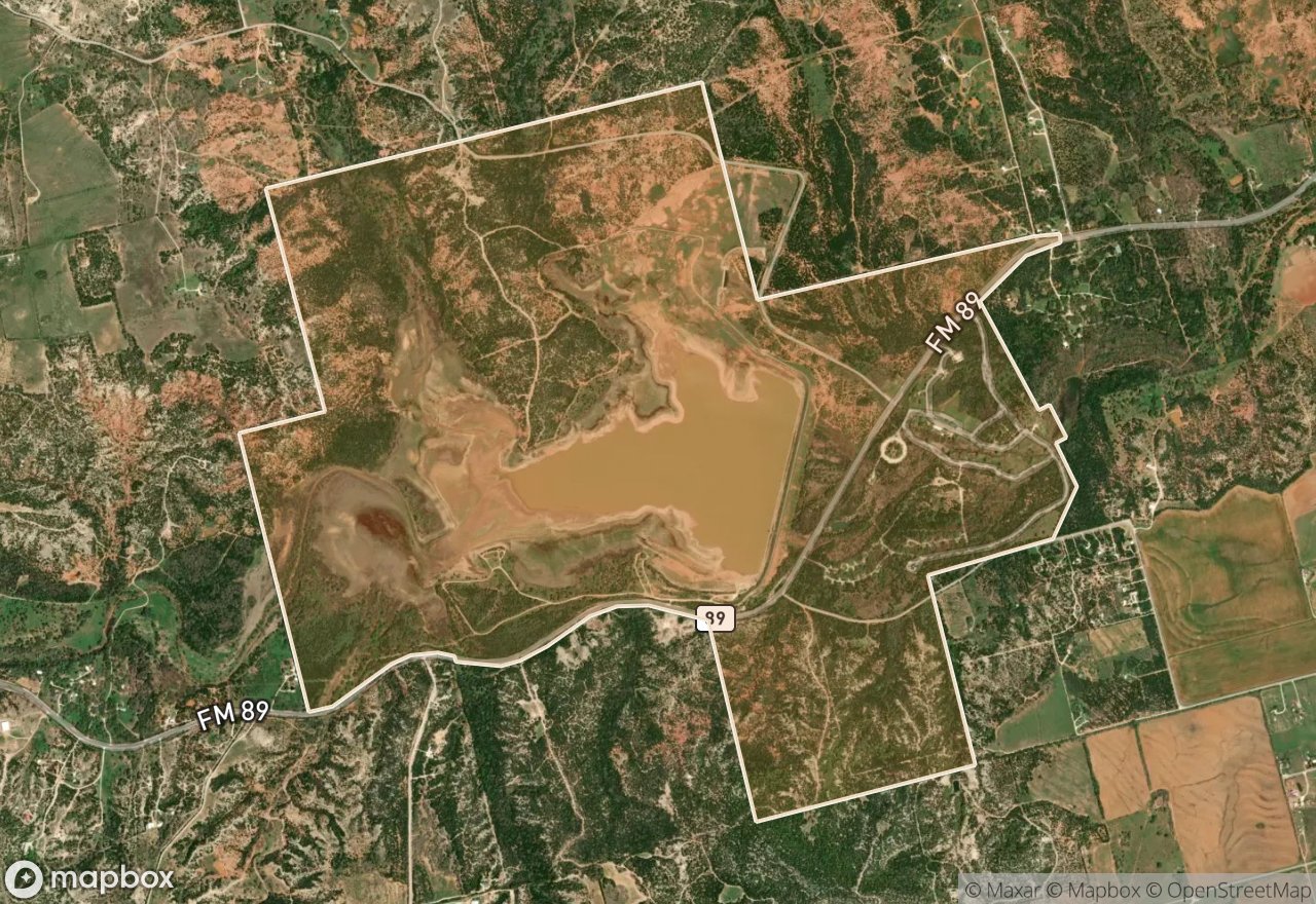 Satellite map of Abilene SP