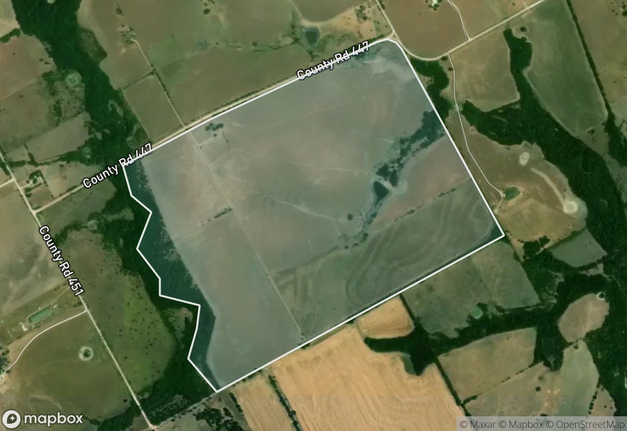 Satellite map of Bruceville-Eddy