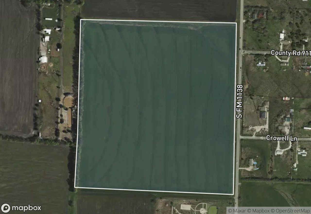 Satellite map of Farm Road 2755