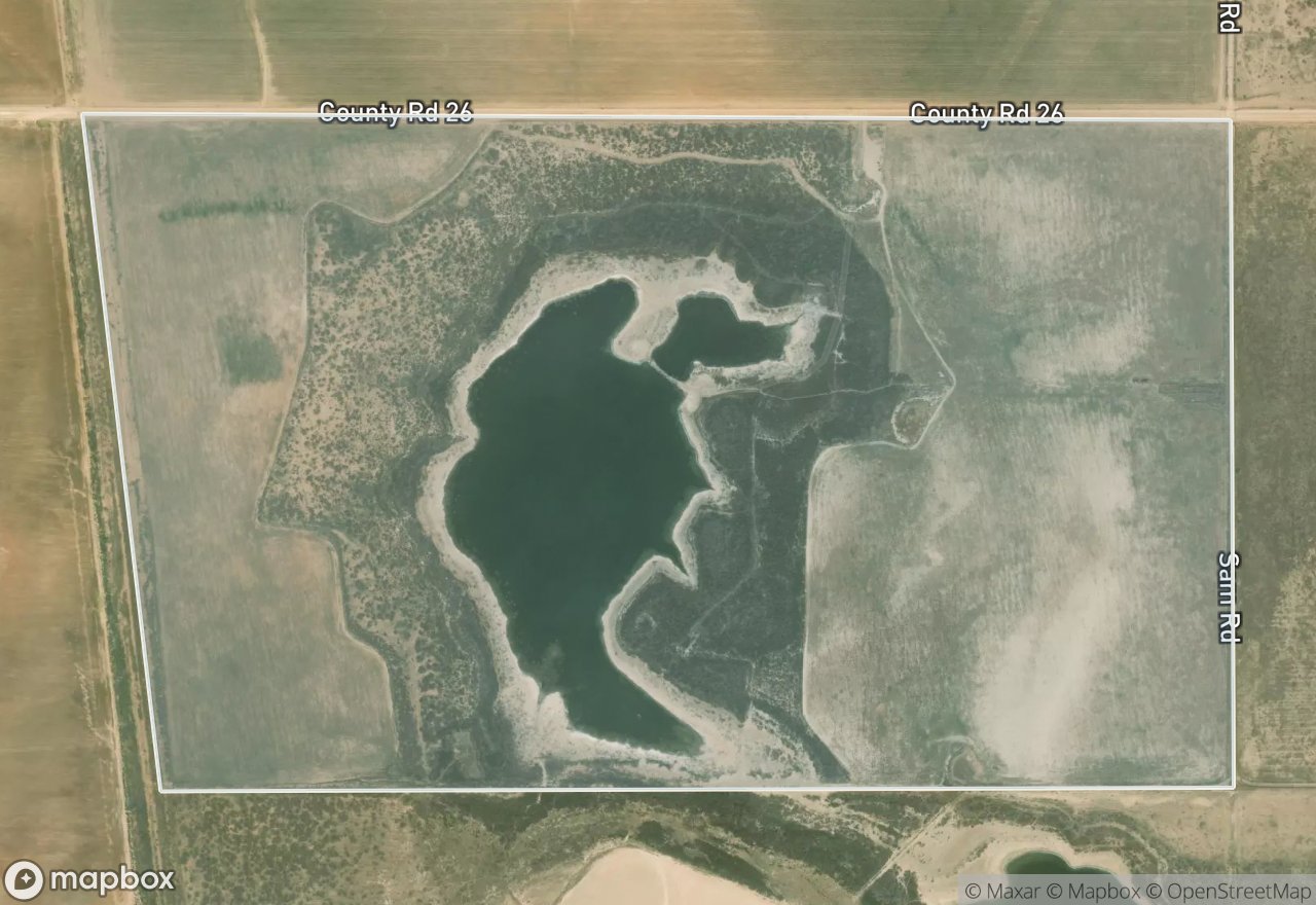 Satellite map of Miller Farm
