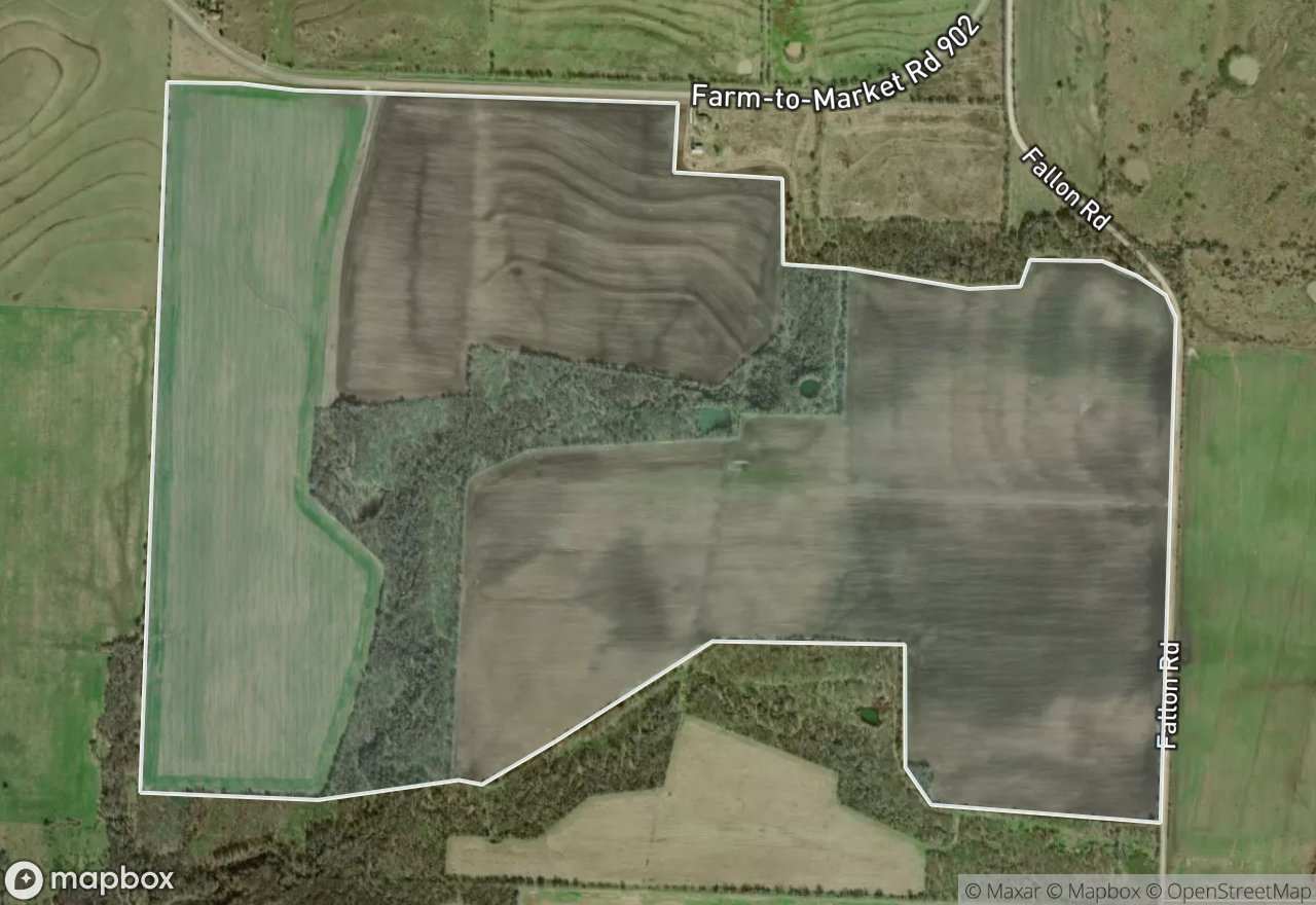 Satellite map of FM 902 Farm