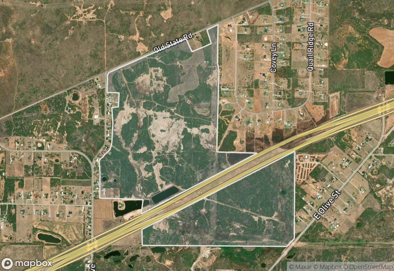 Satellite map of Finnell