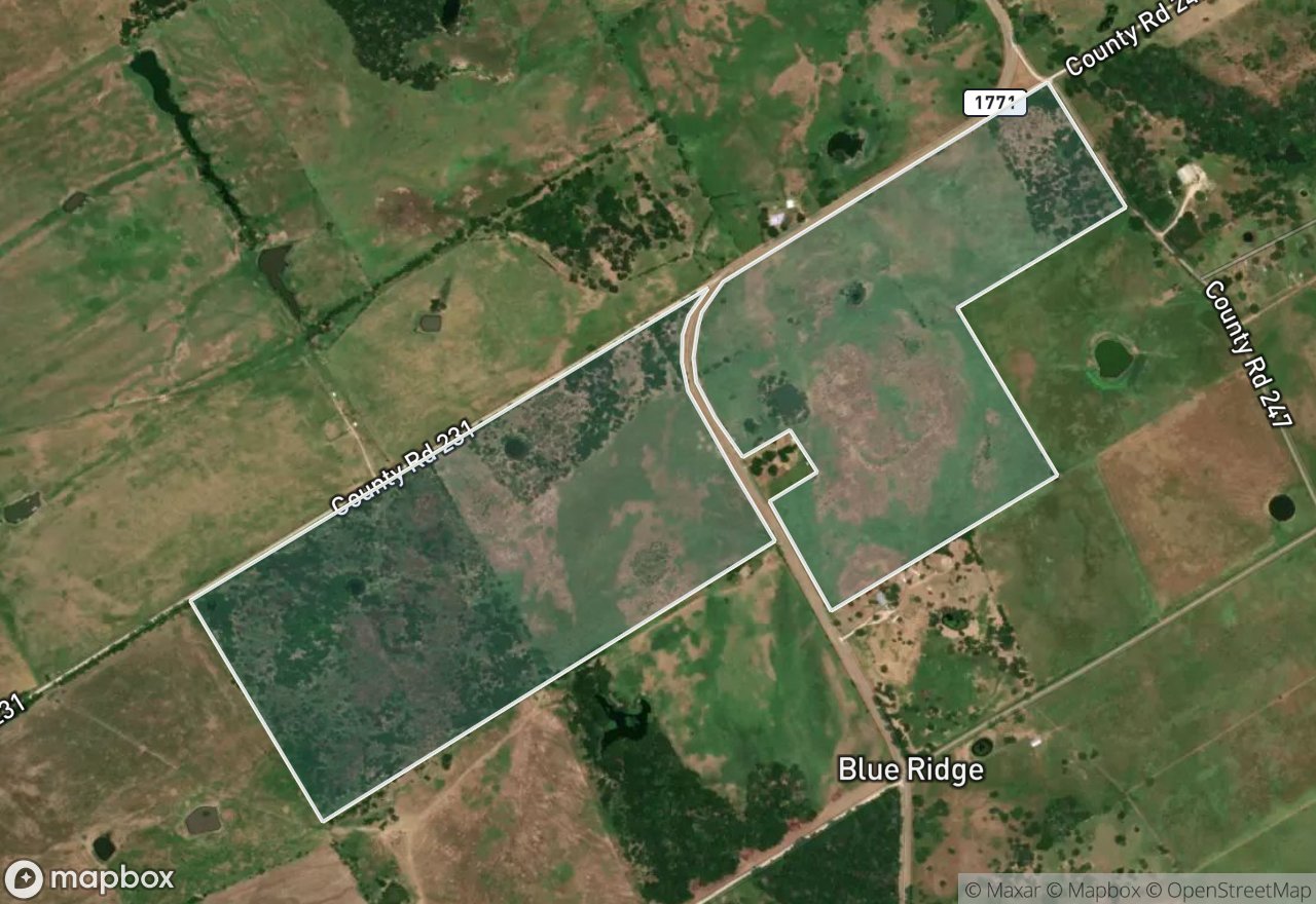 Satellite map of Blue Ridge Cemetery