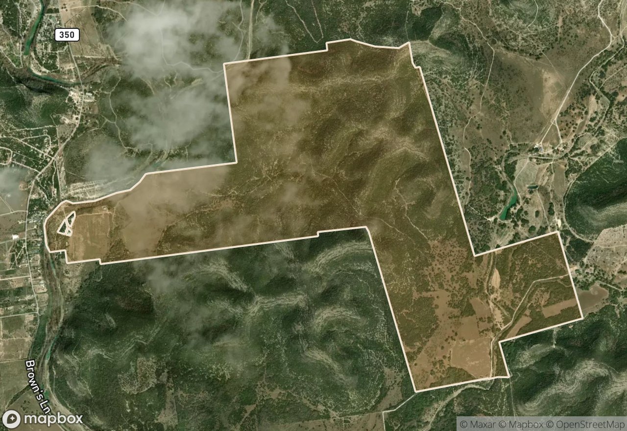 Satellite map of Bear Creek State Park