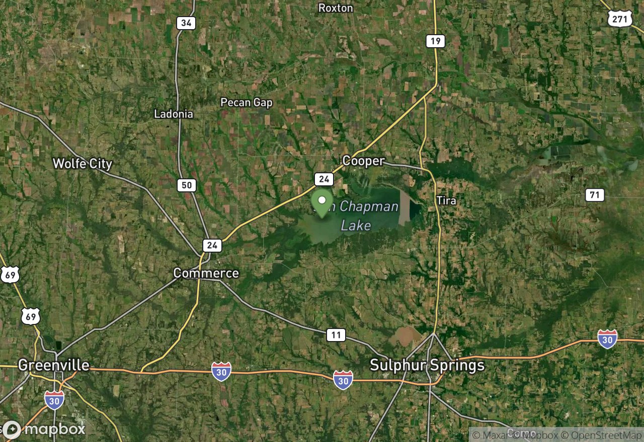 Satellite map of Cooper WMA