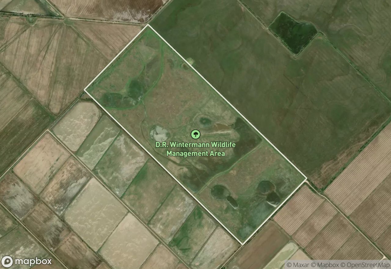 Satellite map of D.R. Wintermann WMA