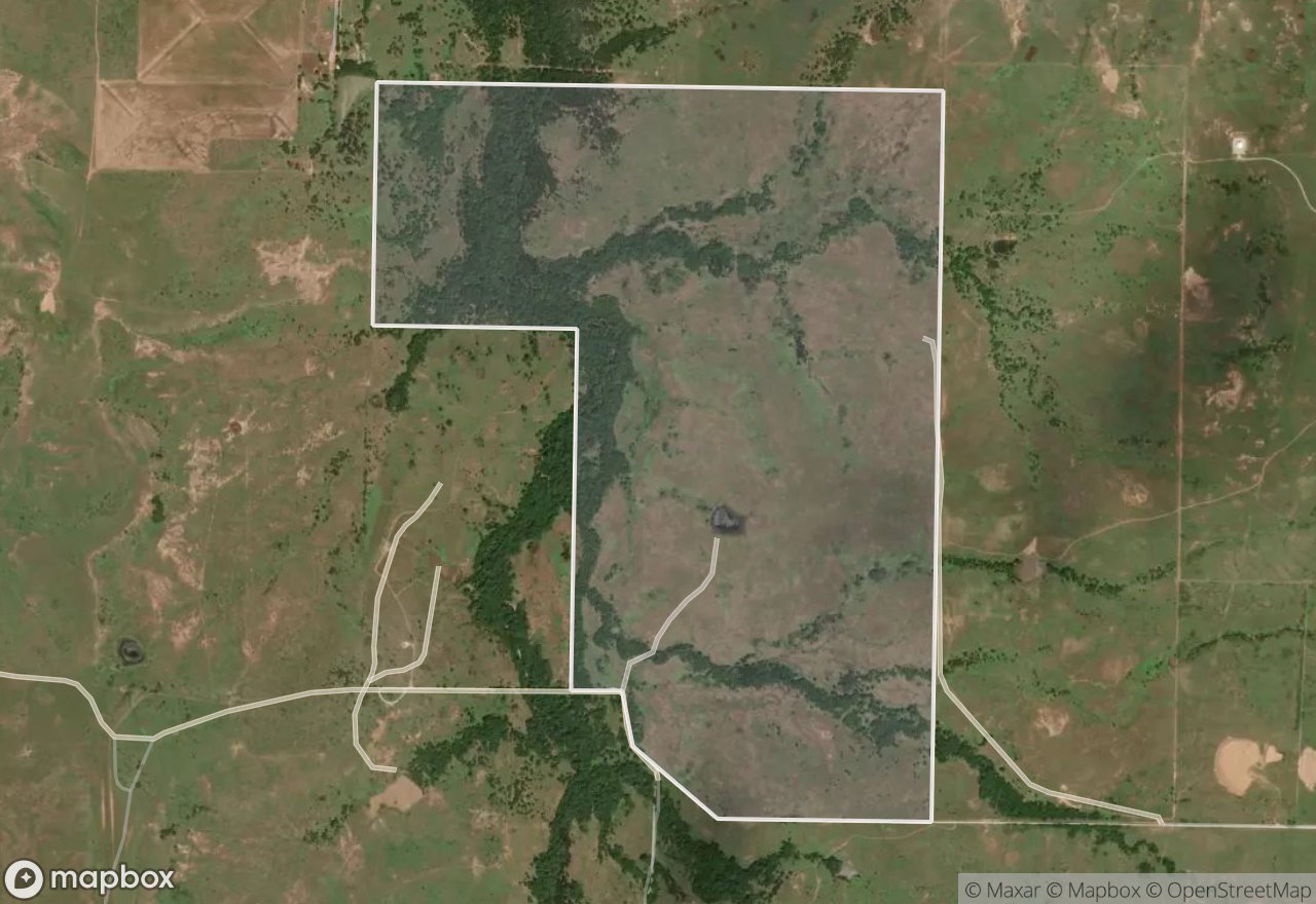Satellite map of Hagerman NWR