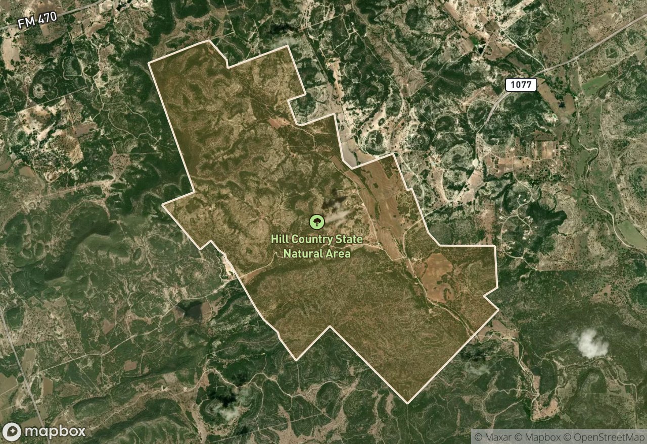 Satellite map of Hill Country SNA