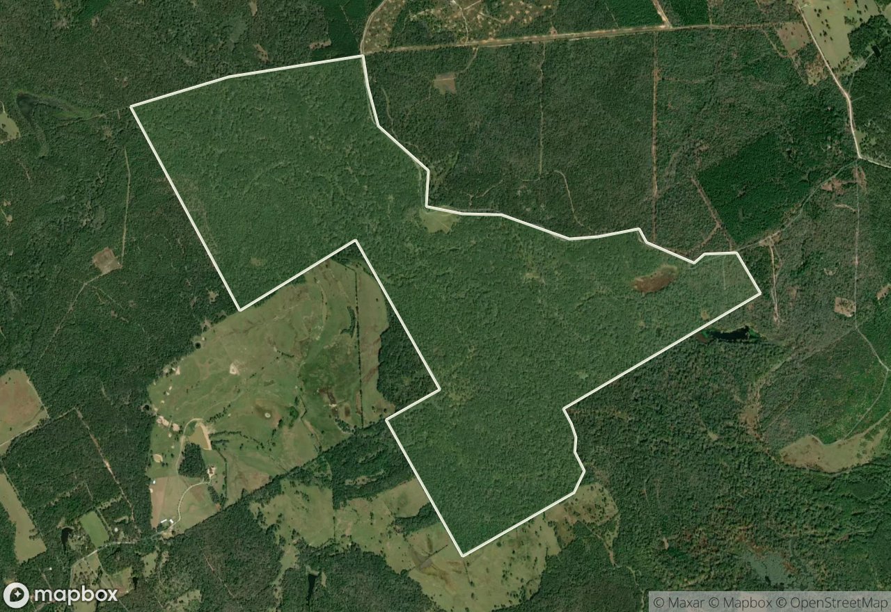 Satellite map of Keechi Creek WMA