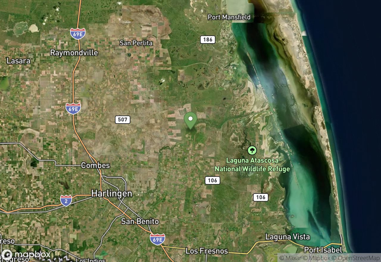Satellite map of Las Palomas WMA