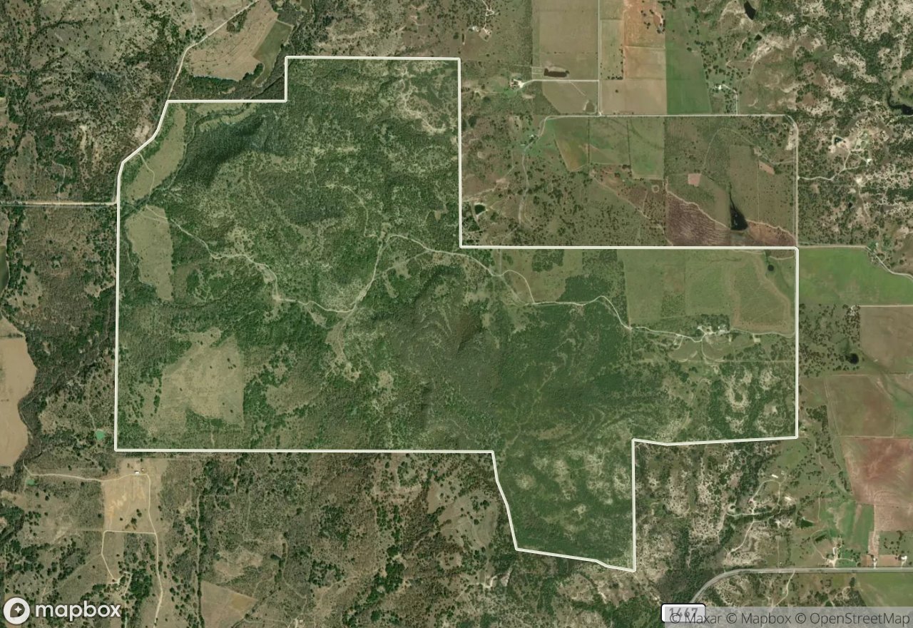 Satellite map of McGillivray and Leona McKie Muse WMA